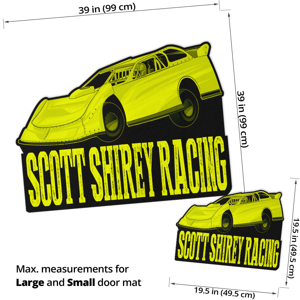 Custom Shaped Door Mat Scott Shirey Racing