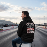 Funny drag racing shirt with text reading I Googled My Symptoms Turns Out I Just Need To Go Drag Racing for motorsports fans.