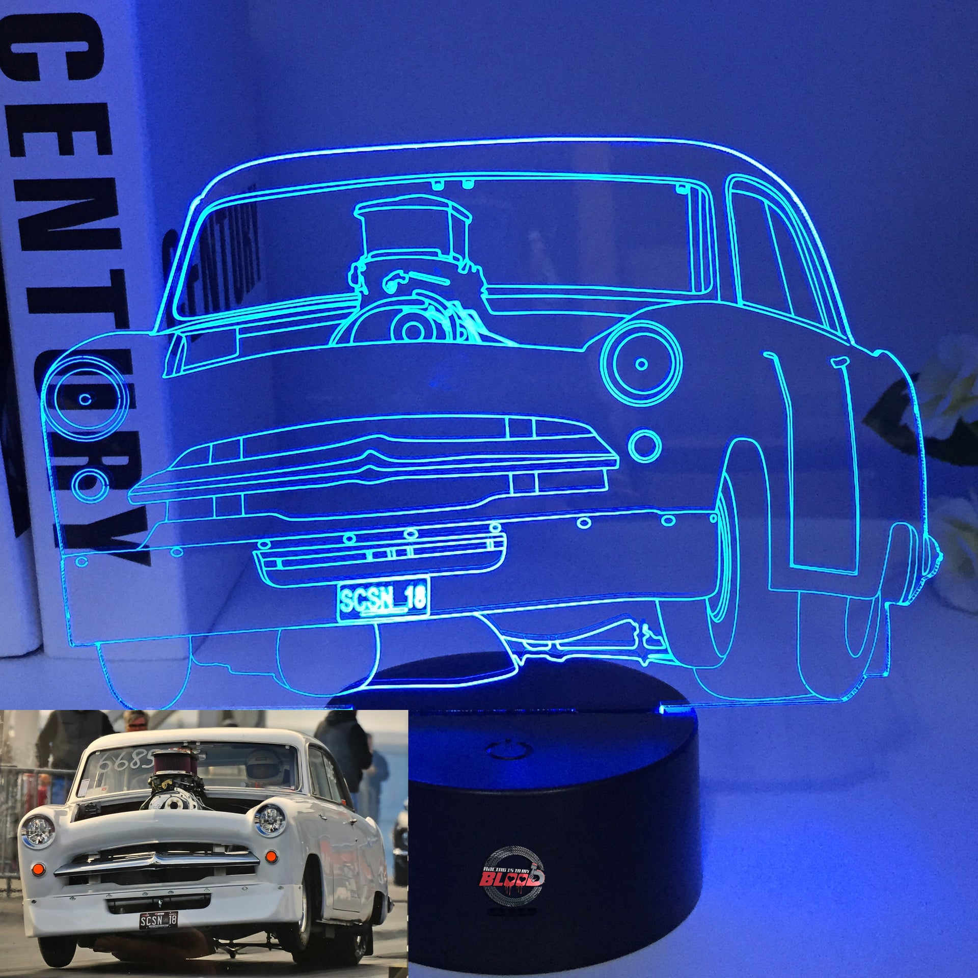 Custom 3D Led Lamp With Your Car Photo Or Truck/Motorcycle/Logo