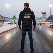 Funny drag racing apparel featuring the quote If You Want Me To Listen To You Talk About Drag Racing for car enthusiasts and speedway fans.