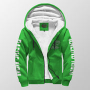 Racing Mom Handler Sherpa Jacket – Premium Heavyweight Pit Crew Hoodie Green