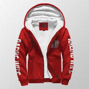 Racing Wife Handler Sherpa Jacket – Premium Heavyweight Pit Crew Hoodie Red