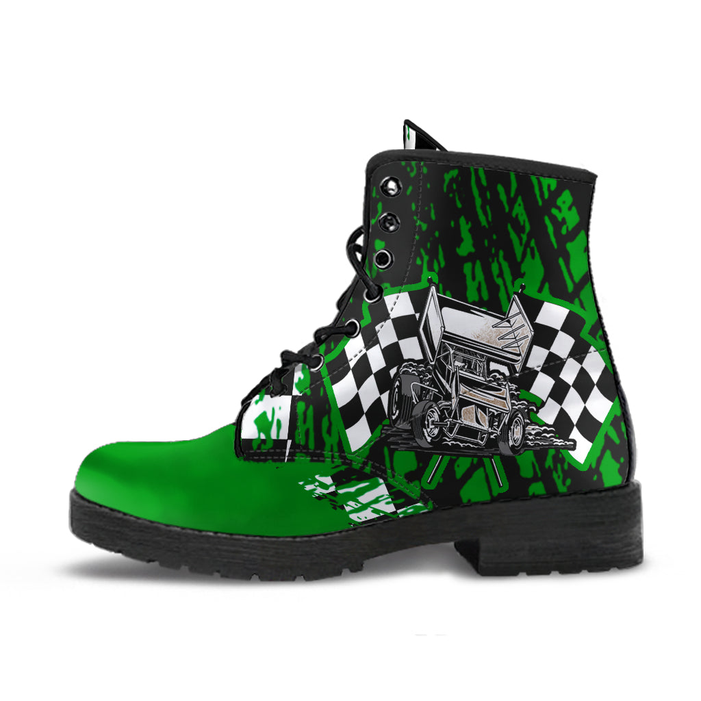 Racing Boots Sprint Car Green
