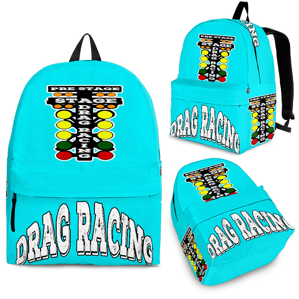 Drag Racing Backpack Carolina Blue