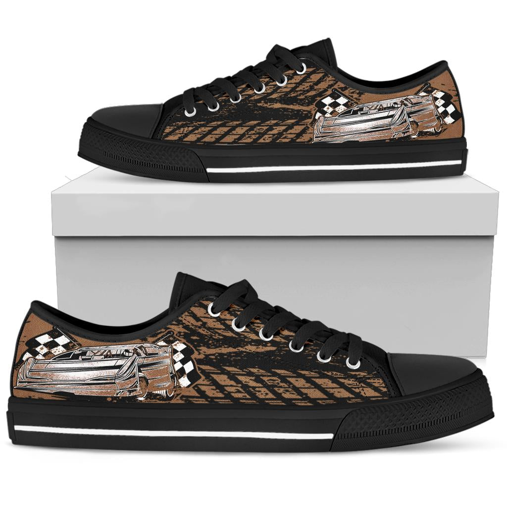 Dirt Racing Late Model Low Tops Black