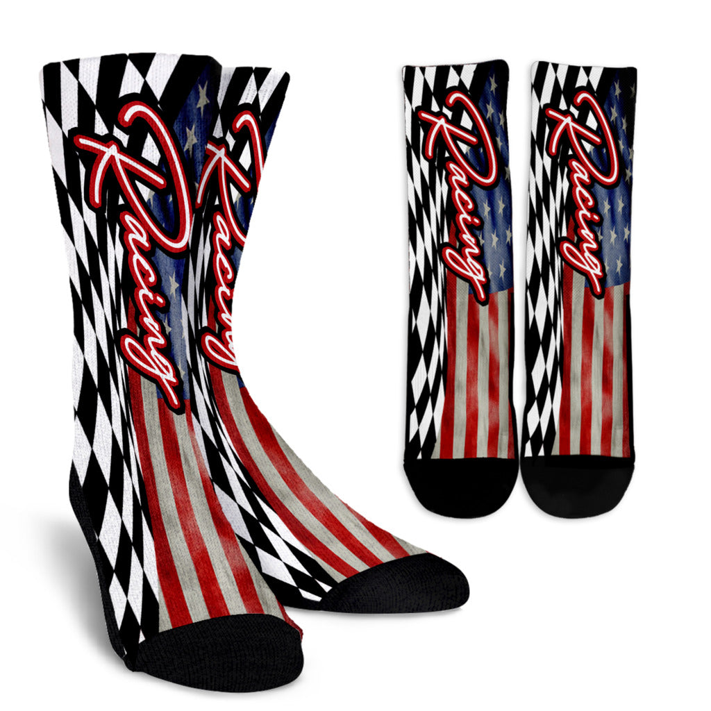 USA Racing Crew Socks