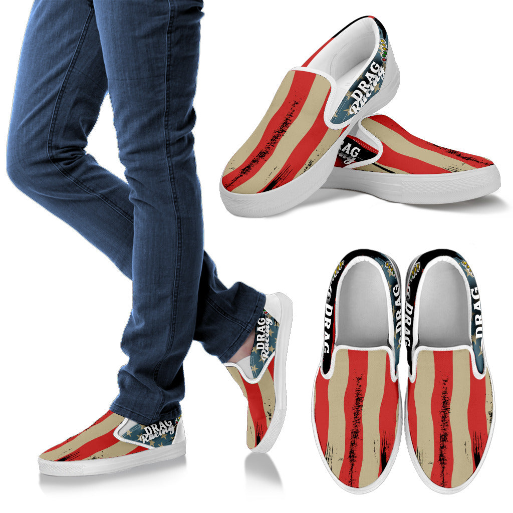 USA Drag Racing Slip On Shoes