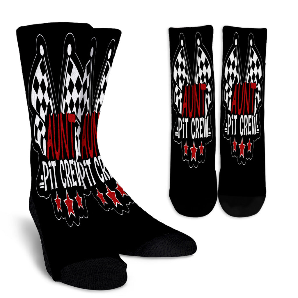 Aunt Pit Crew Socks