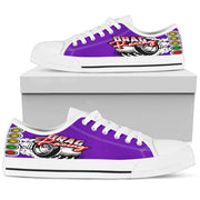 Drag Racing Low Top Shoes purple