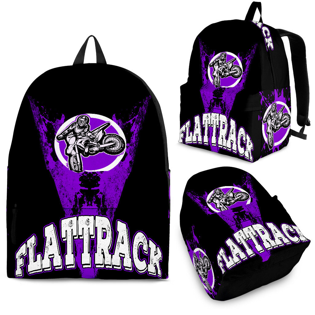 Flat Track Racing Backpack Purple