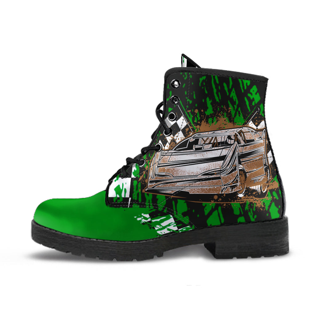 Racing Boots Late Model Green