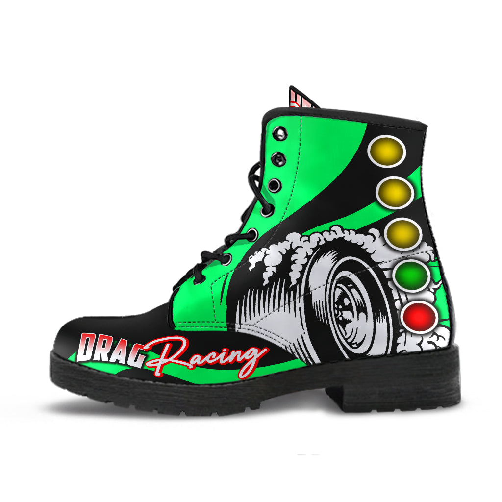 Drag Racing Boots green