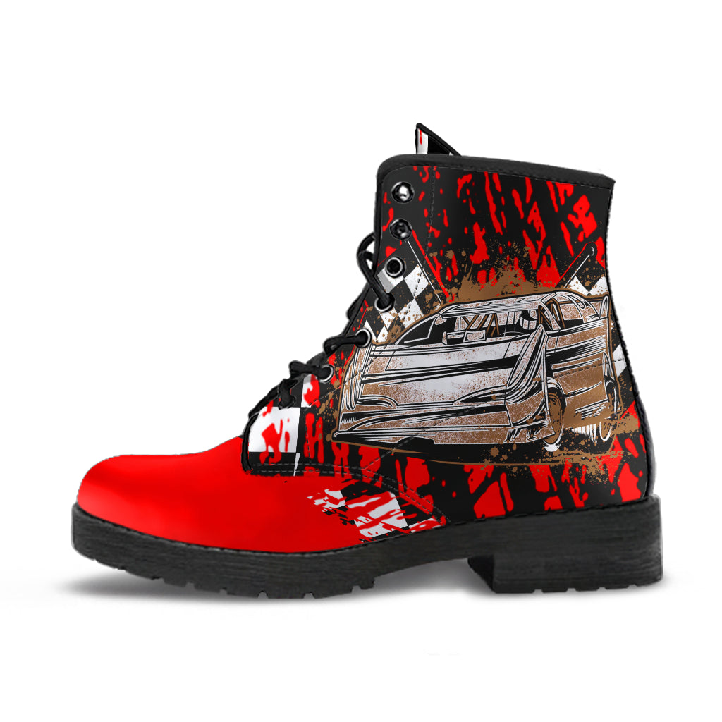 Racing Boots Late Model Red