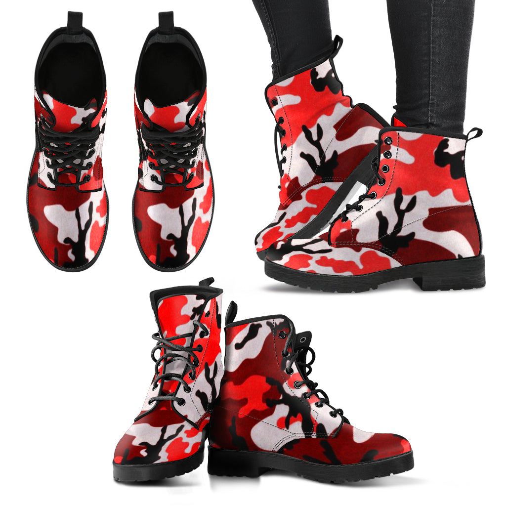 Unique Designer Motorcycle-Style  Nation States Red Camo