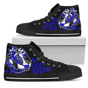 Go-kart racing high top shoes