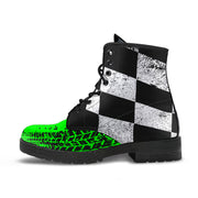 Racing Checkered Boots 