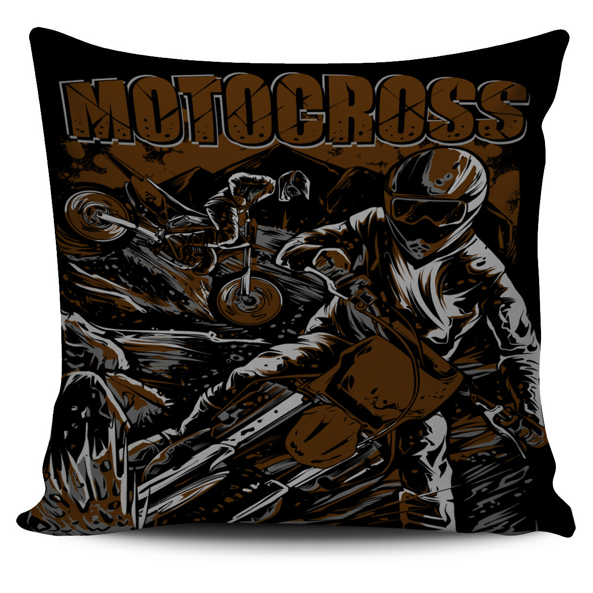 Motocross Pillow Cover