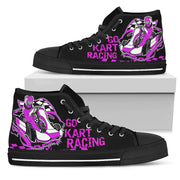 Go-kart racing high top shoes