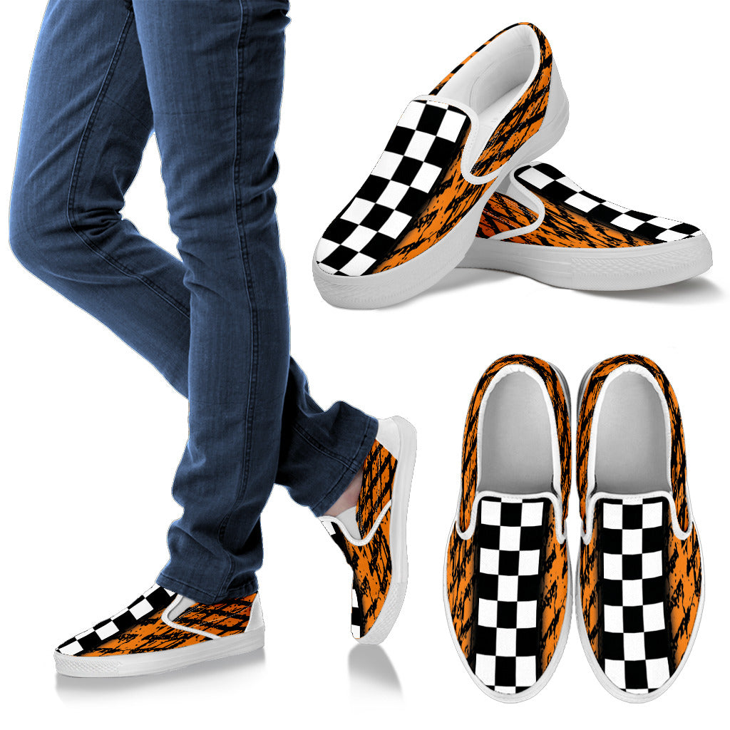 Dirt Track Racing Slip On shoes