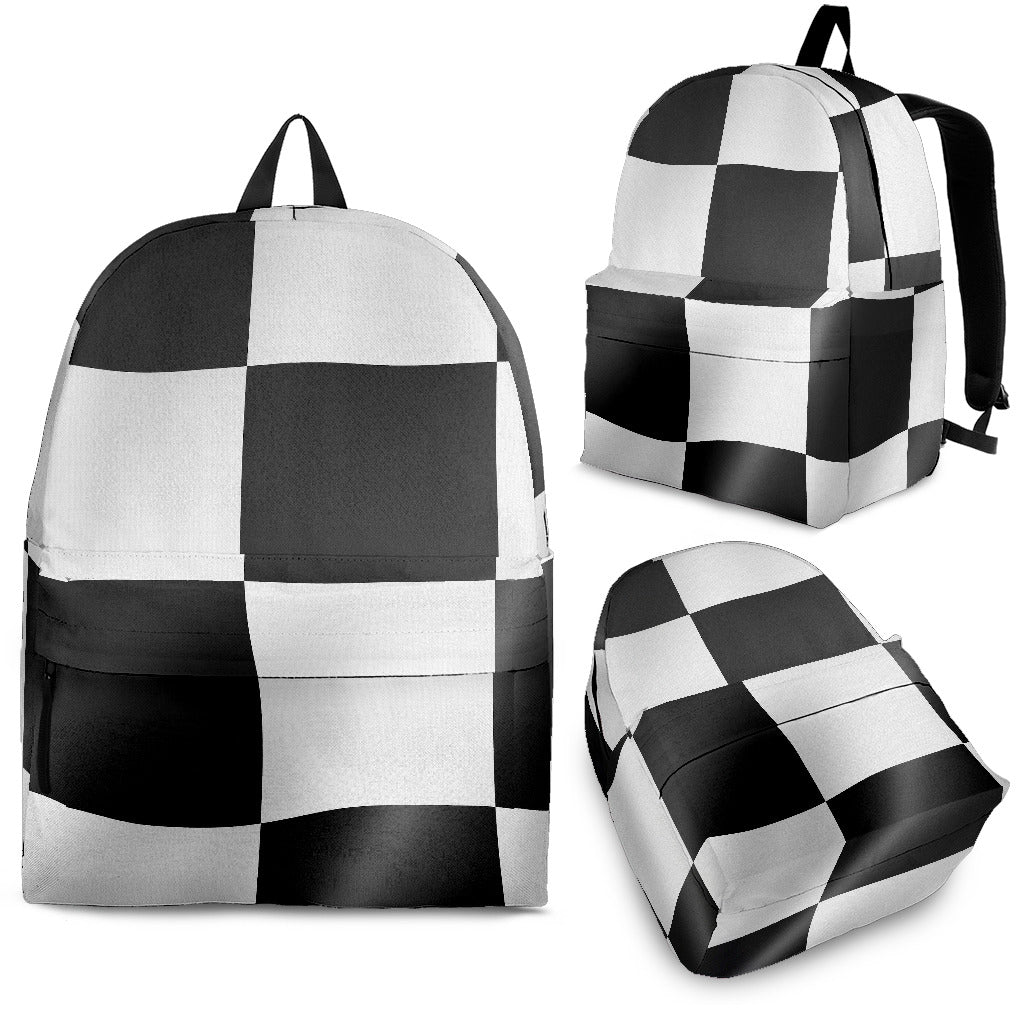 Racing Checkerboard Backpack
