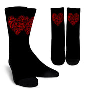 Love Drag Racing Crew Socks