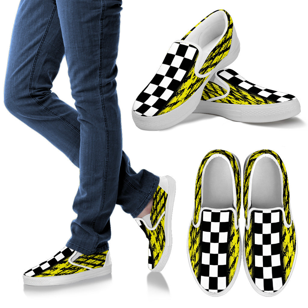 Dirt Track Racing Slip On shoes
