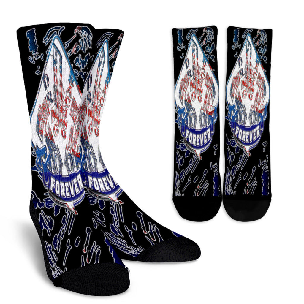 Drag Racing Forever USA Crew Socks