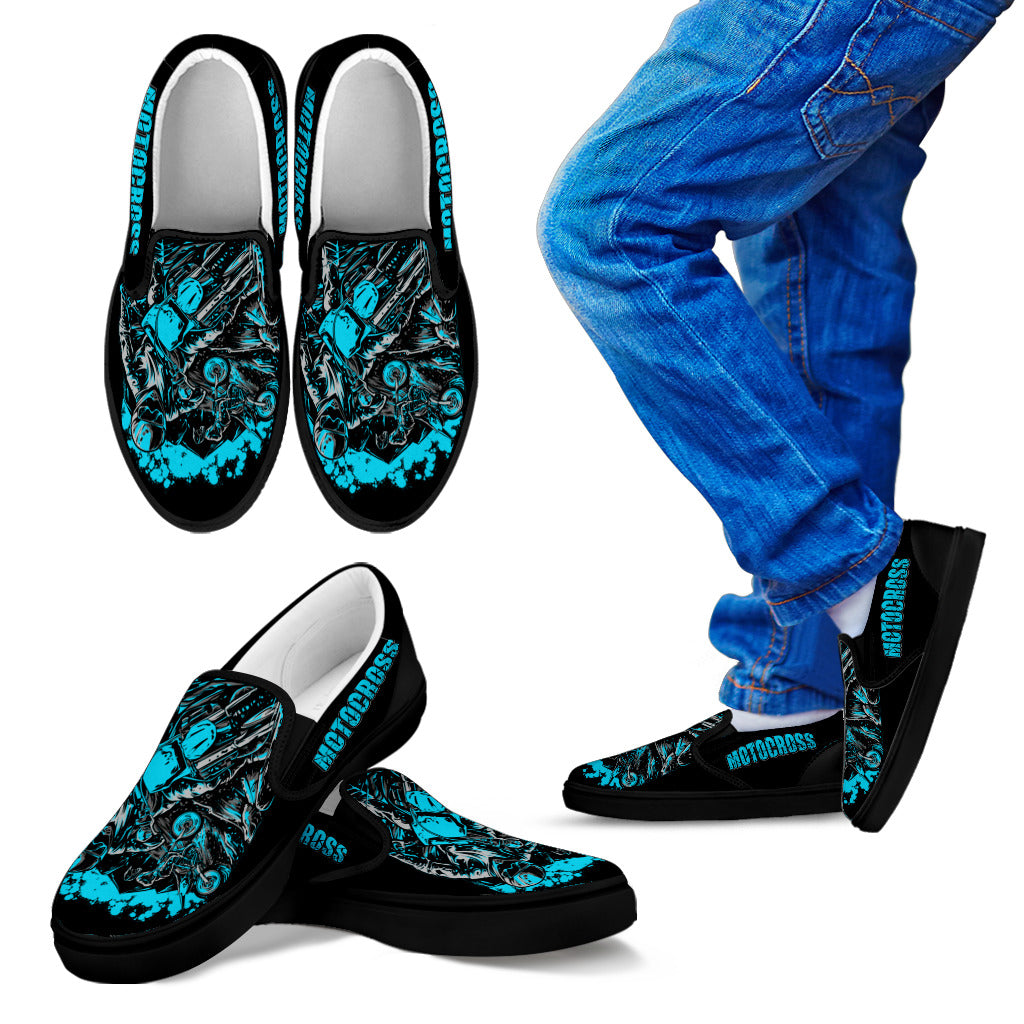 Motocross Slip On Shoes