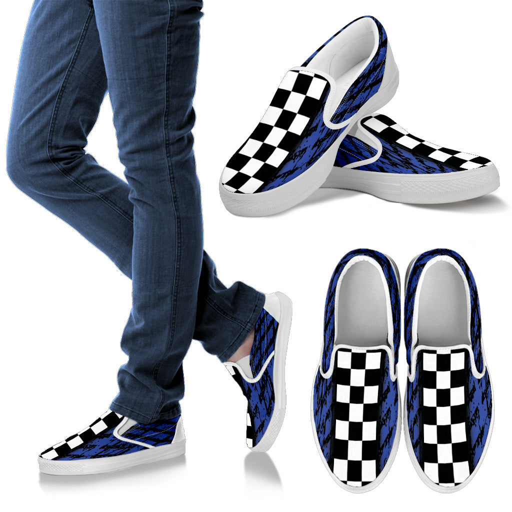 Dirt Track Racing Slip On shoes