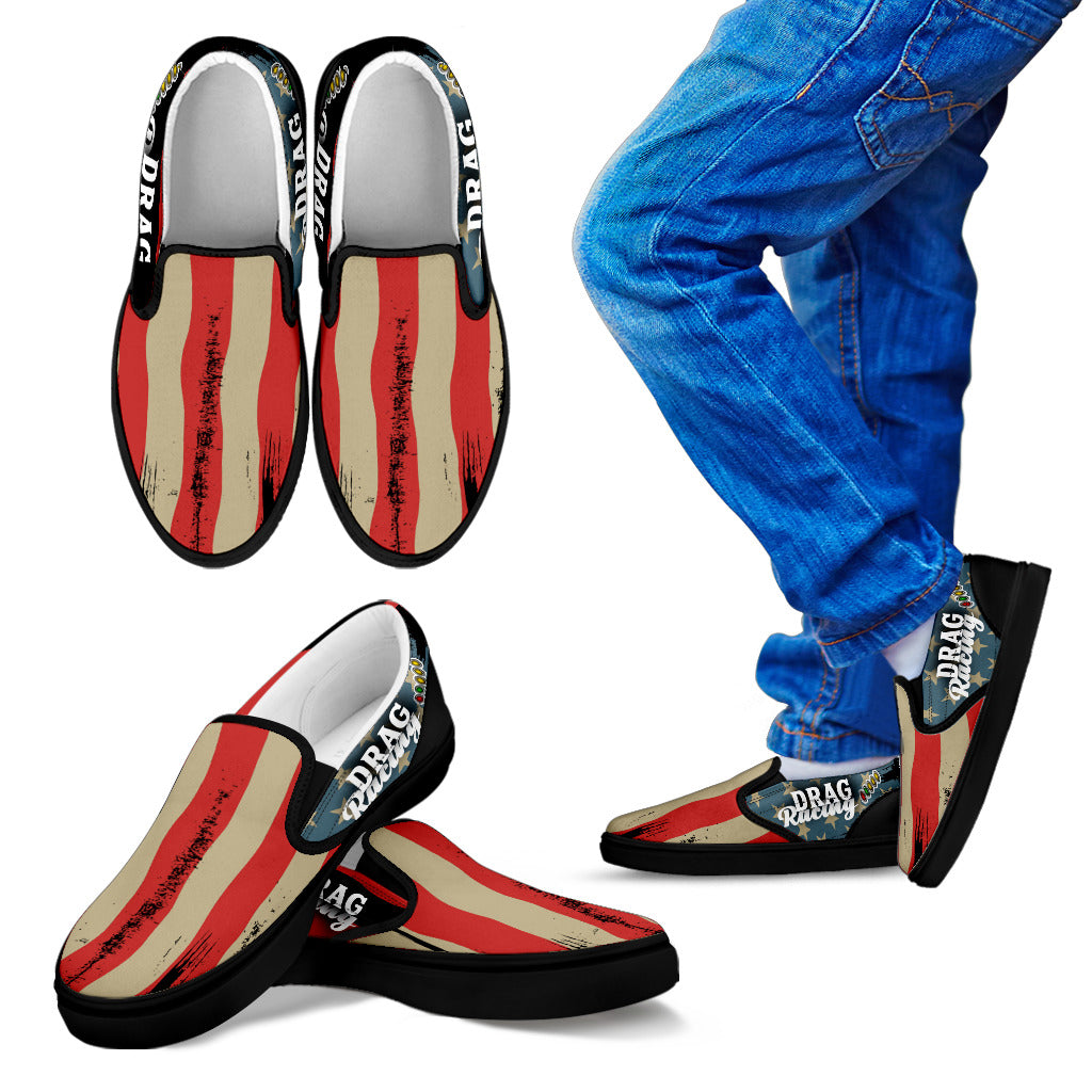 USA Drag Racing Slip On Shoes