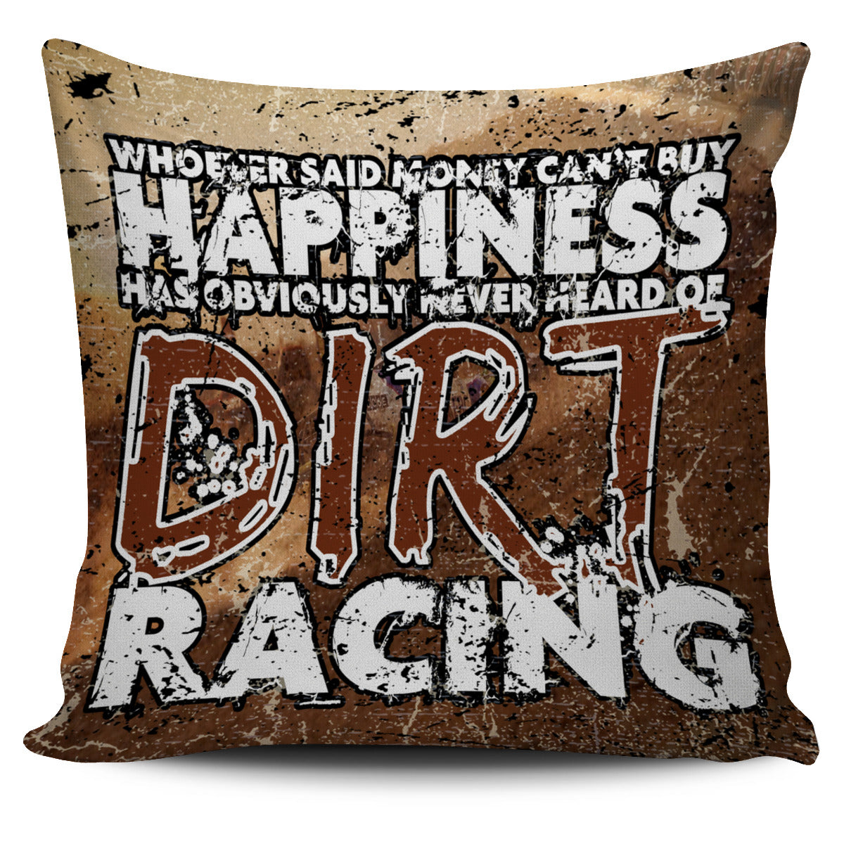 Dirt Racing Pillow