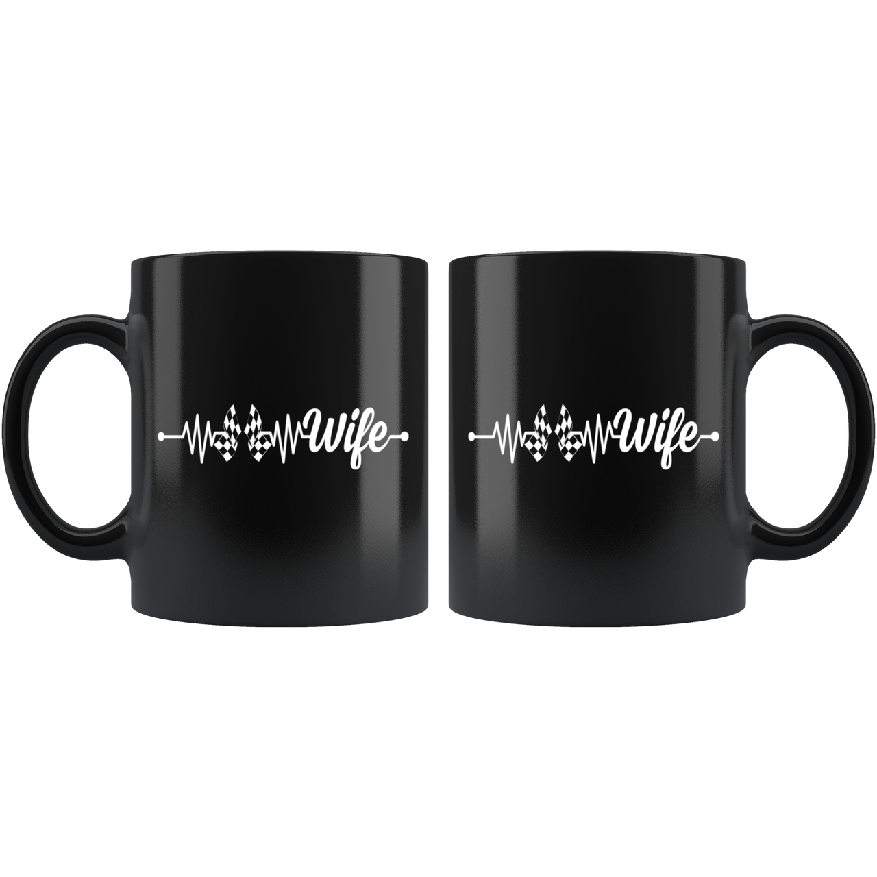 Racing Wife Heartbeat Mug!