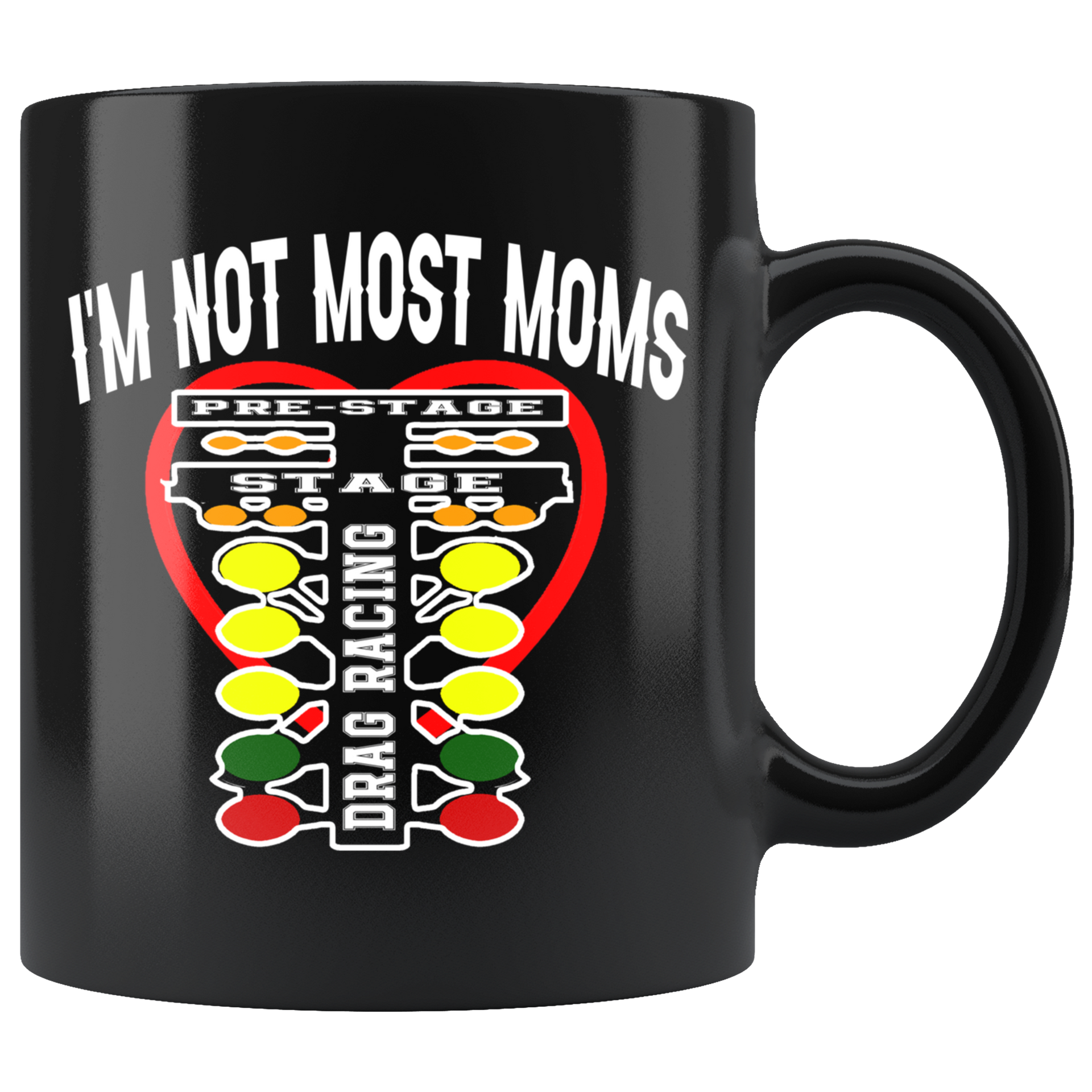 drag racing mom mug