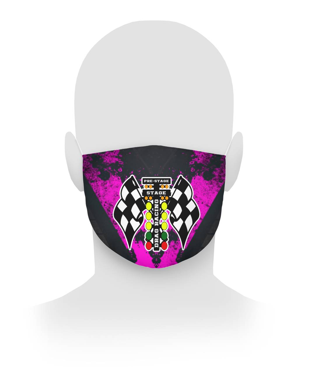 Drag Racing Face Mask RBPiV Cloth Face Mask