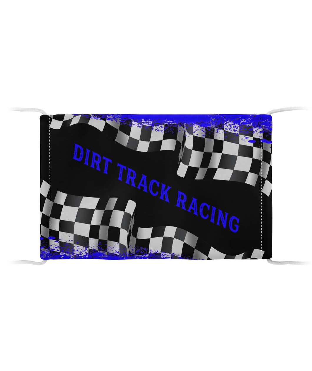 Dirt Track Racing Cloth Face Mask