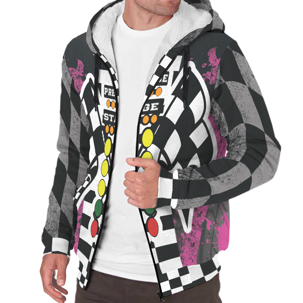 Dirt Track Racing Sherpa Jacket N86