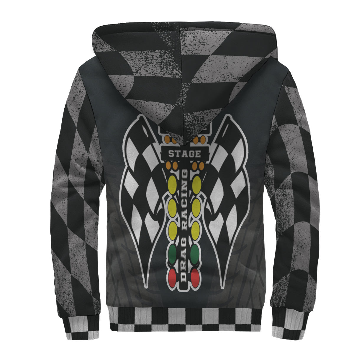 drag racing sherpa jacket