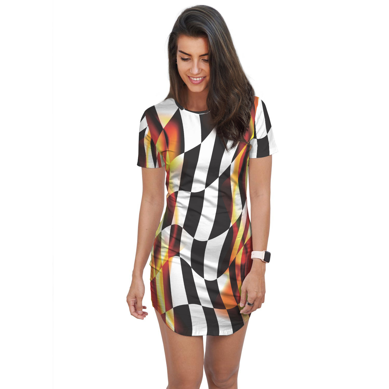 Racing T-Shirt Dress