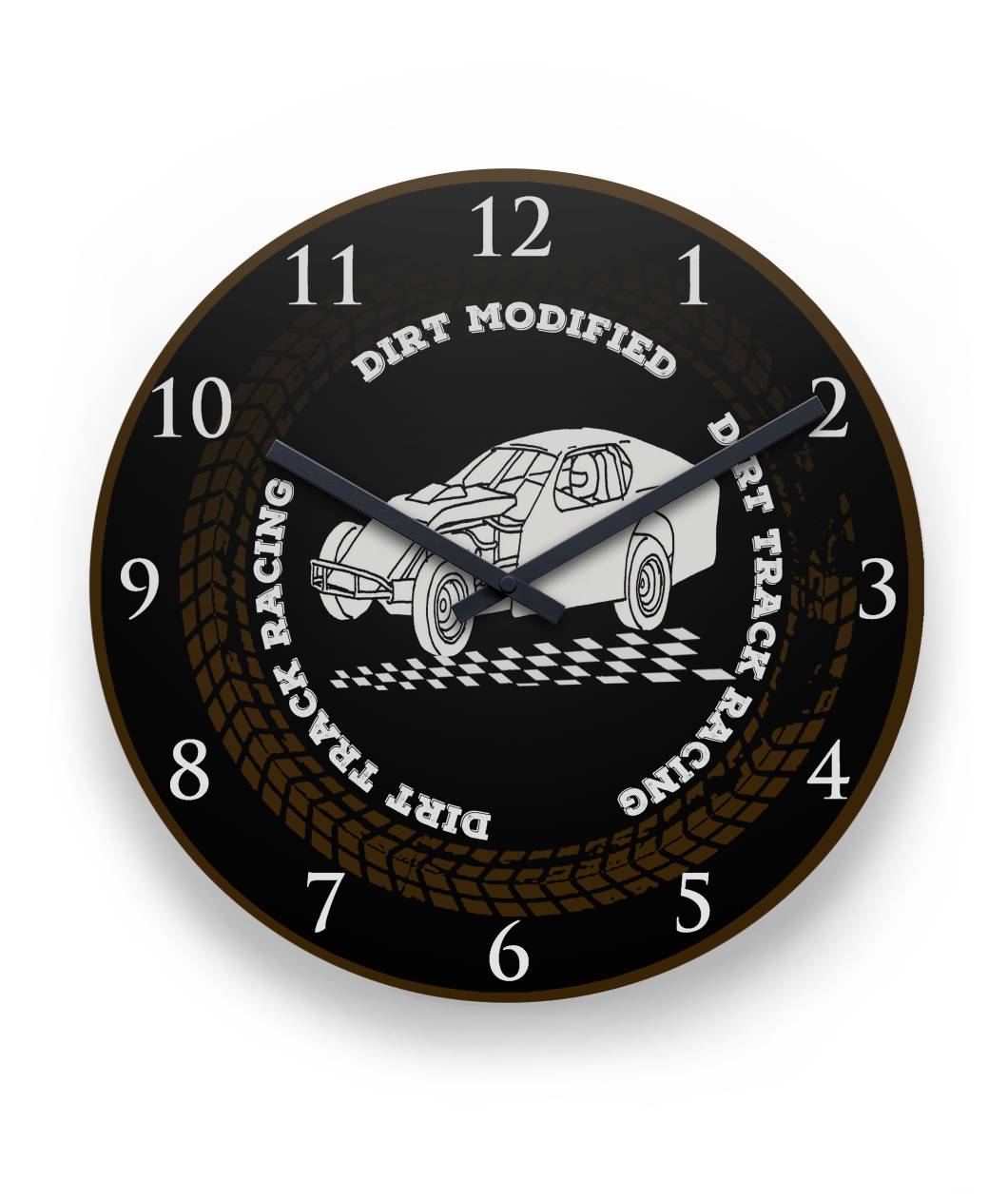 Dirt Modified Round Wall Clock