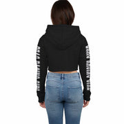 I'm A Drag Racing Girl, I Have 3 Sides Crop Top Hoodie