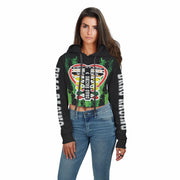 Drag Racing Crop Top Hoodie RBPS