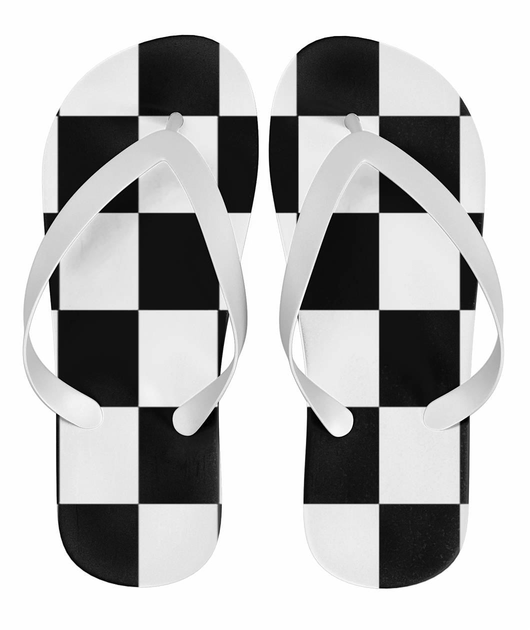 Checkered flip hot sale flops