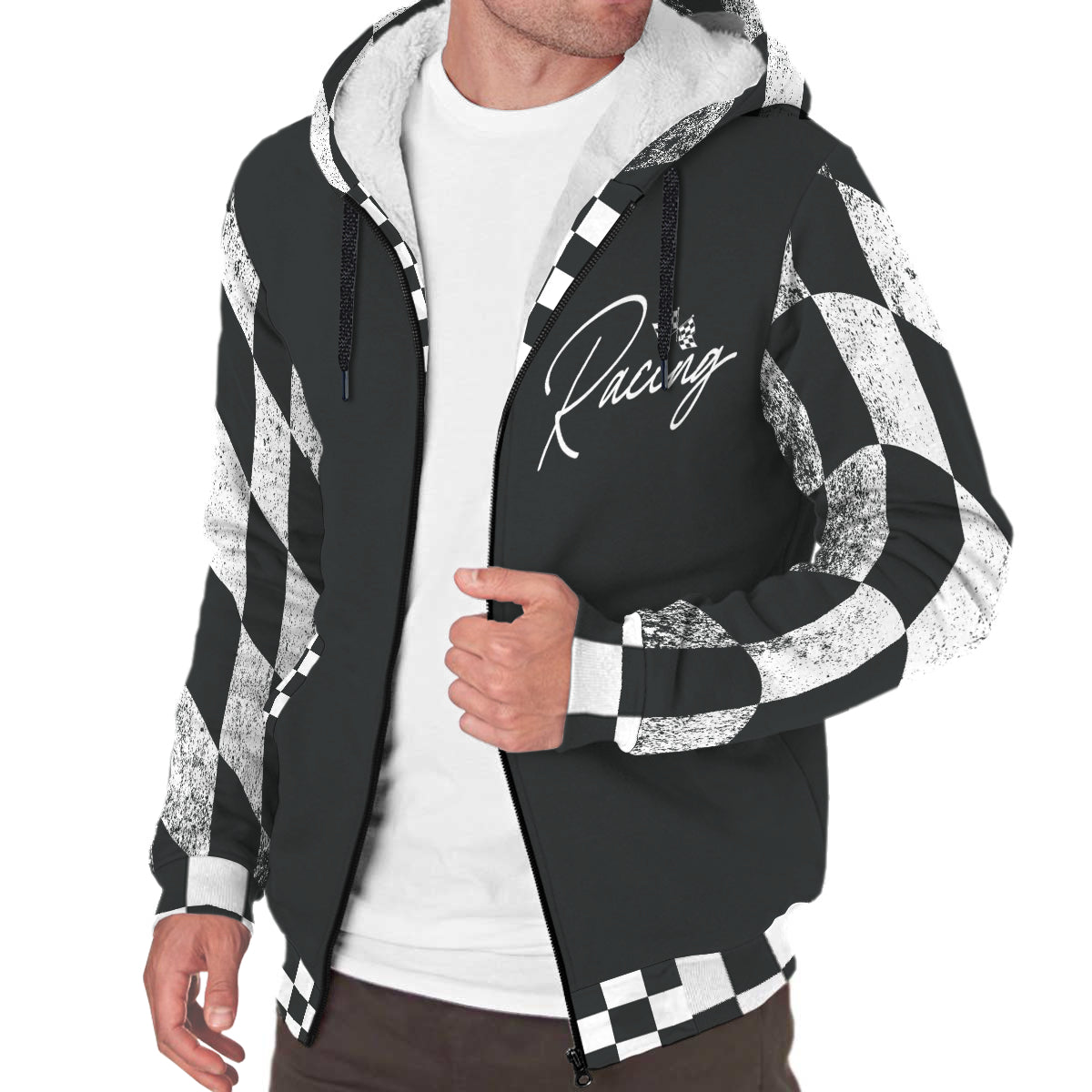 Of All The Paths you take in life make sure some are dirt  Late Model Sherpa Jacket