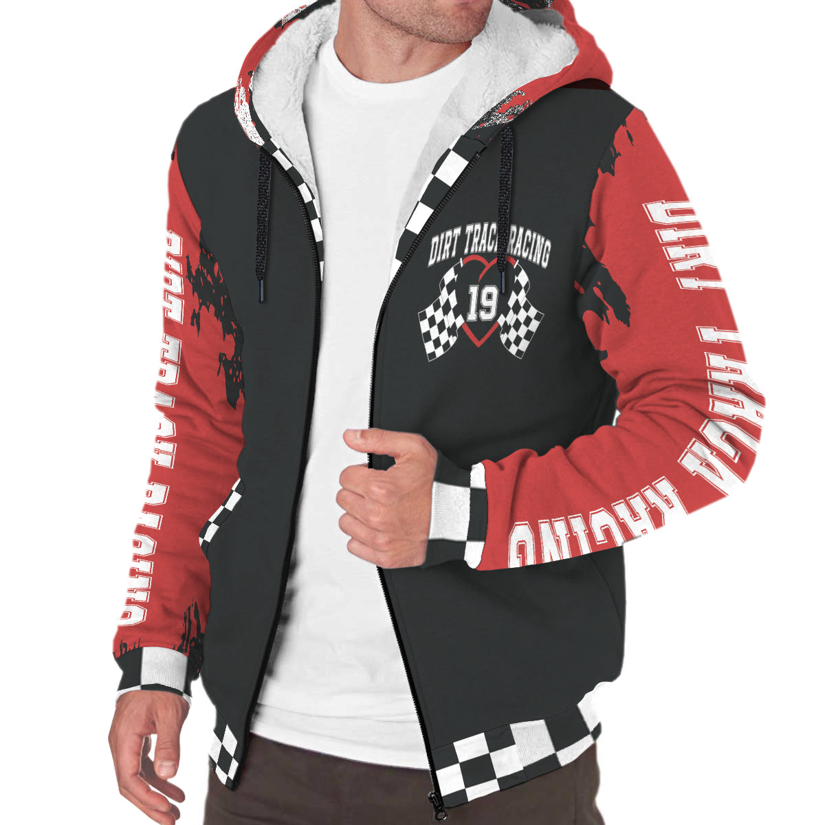 Dirt Track Racing Sherpa Jacket