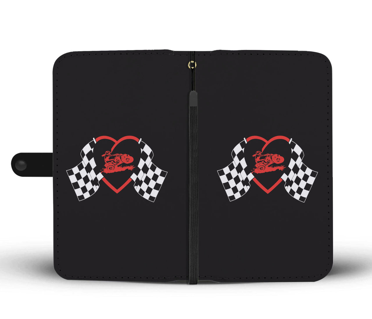 ATV Girl Heart Wallet Case