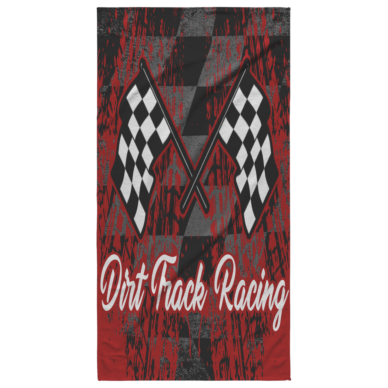 Dirt Track Racing Beach Towel RBR