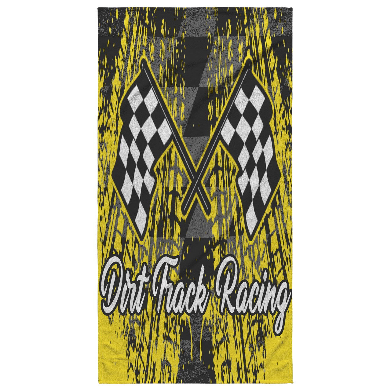 Dirt Track Racing Beach Towel RBY