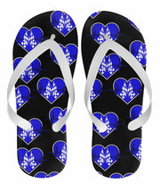 Racing Heartbeat Flip Flops