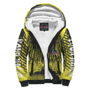 Custom Drag Racing Sherpa Jacket Yellow