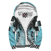 Custom Racing Sherpa Jacket Carolina Blue